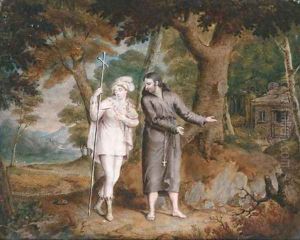 Edwin and Angelina by Walter Stephens Lethbridge