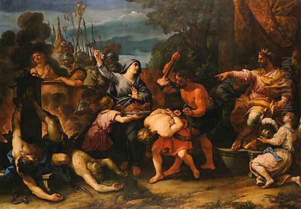 The Martyrdom of the Jewish Chief Scribe, Eleazar, and the Seven Brothers and their Mother - view 1