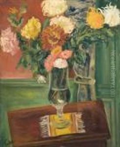 Dahlias Dans Un Vase