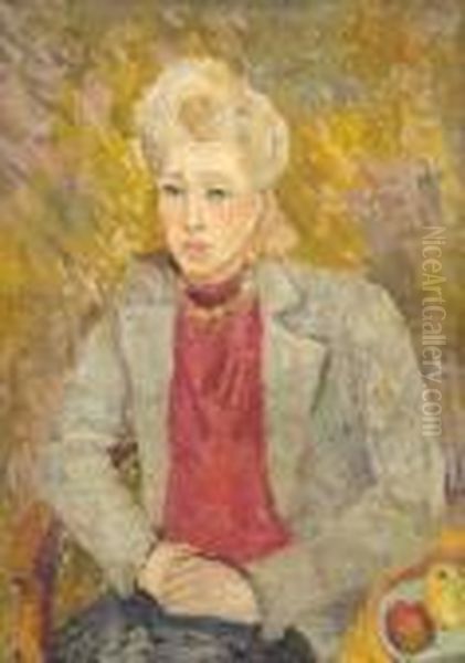 Portrait De Femme Assise - view 1