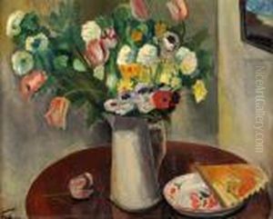 Flower Vase On The Table