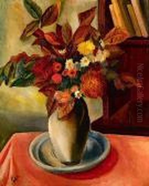 Vase De Fleurs, Circa 1920 - view 1