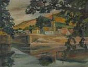 Village Au Bord D'une Riviere