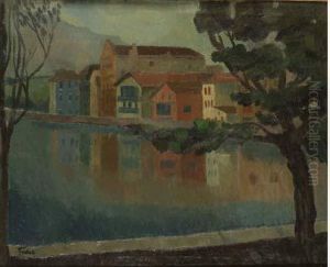 Paysage by Adolphe Feder