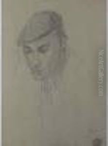 Portrait D'homme by Adolphe Feder