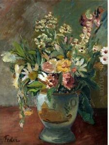 Flowers by Adolphe Feder