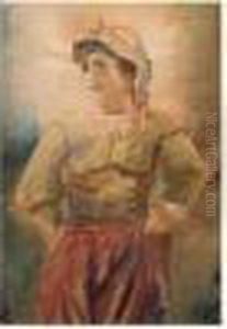 Jeune Algerienne by Adolphe Feder