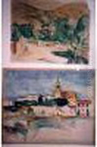 Paysages Du Midi by Adolphe Feder