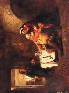 Falstaff in a Tavern by Charles Landseer