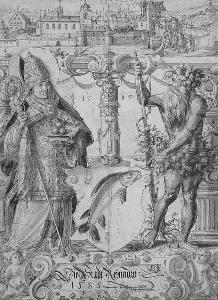 Design of a Stained-Glass Panel - view 1