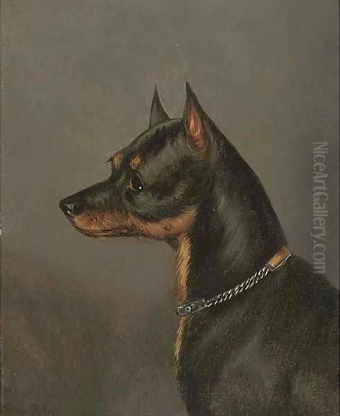 Head of a terrier - view 1