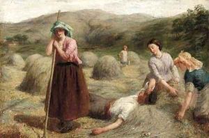 A harvester's rest by John Linnell