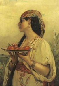 Ragazza Napolitana by Jules Joseph Lefebvre