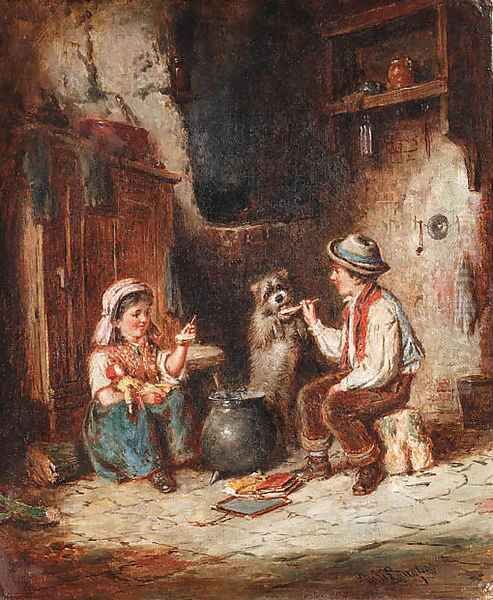 Meal time; and The truant - view 1