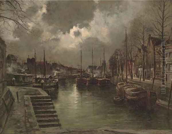 Dordrecht by moonlight - view 1