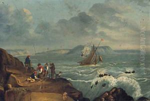 Landing The Catch by Thomas Luny