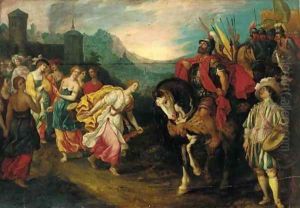 David and Abigail by Peter Van Lint