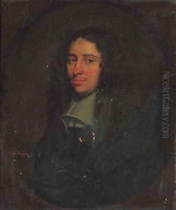 Portrait of a gentleman, traditionally identified as John Bacon by Simon Luttichuys