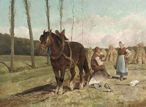 The midday rest by F. Van Lumgutten