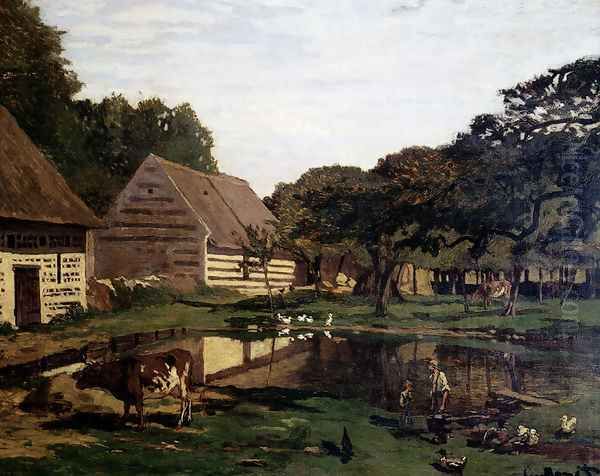 A Farmyard In Normandy - view 1