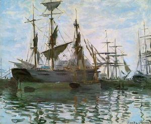 Study Of Boats Aka Ships In Harbor
