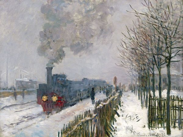 Train In The Snow The Locomotive - view 1