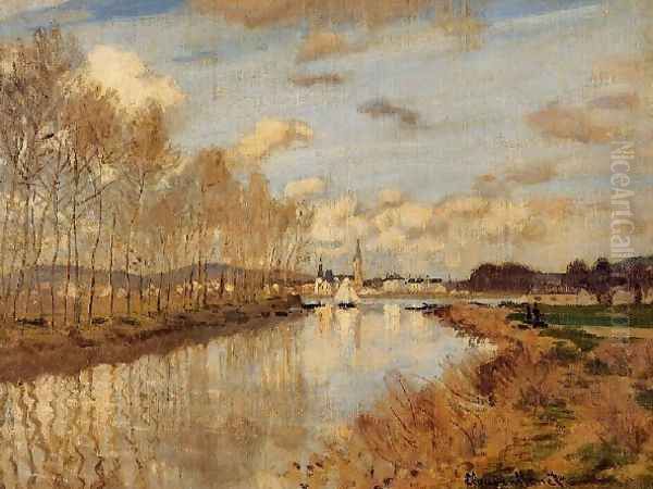 Argenteuil Seen From The Small Arm Of The Seine - view 1