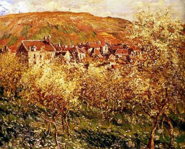 Apple Trees In Blossom - view 1