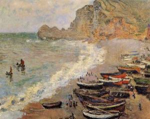 Beach At Etretat