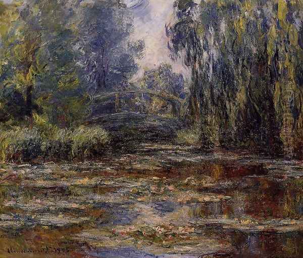 The Water-Lily Pond and Bridge - view 1