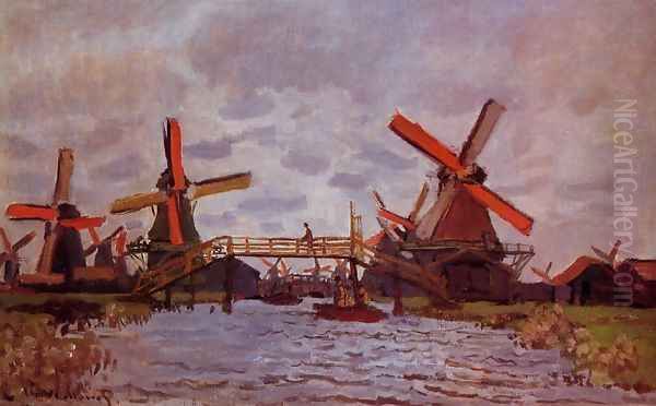 Windmills Near Zaandam - view 1