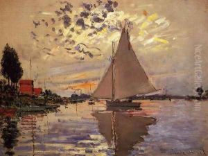 Sailboat At Le Petit Gennevilliers