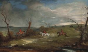A Memorable Run With The Quorn by John Snr Ferneley