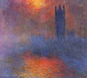 Houses Of Parliament Effect Of Sunlight In The Fog2