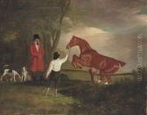 Dick Christian Schooling The Hon by John Snr Ferneley
