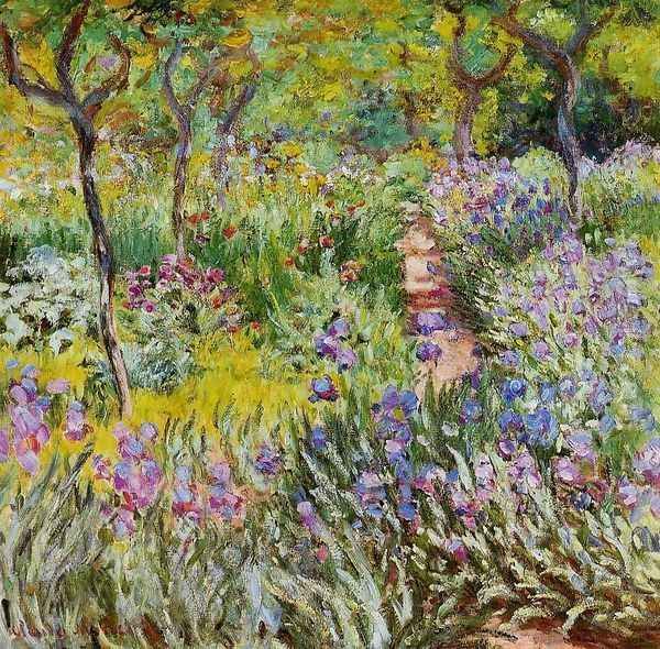 The Iris Garden At Giverny - view 1