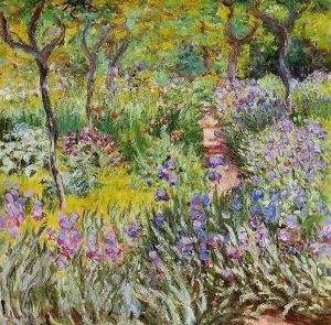The Iris Garden At Giverny