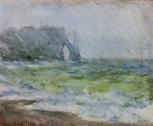 Etretat In The Rain