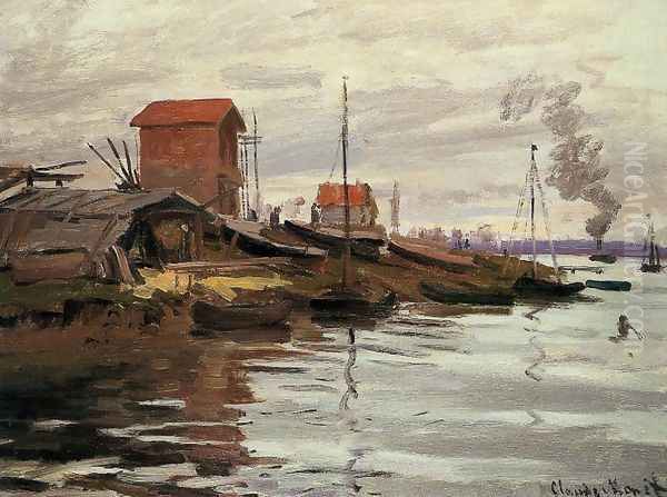The Seine At Le Petit Gennevilliers - view 1