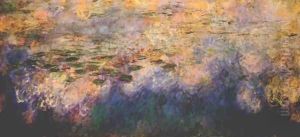 Reflections of Clouds on the Water-Lily Pond (tryptich, center panel)