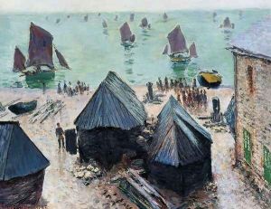 The Departure Of The Boats Etretat