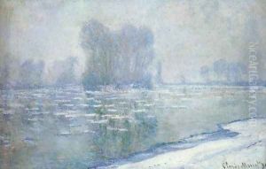 Ice Floes Misty Morning
