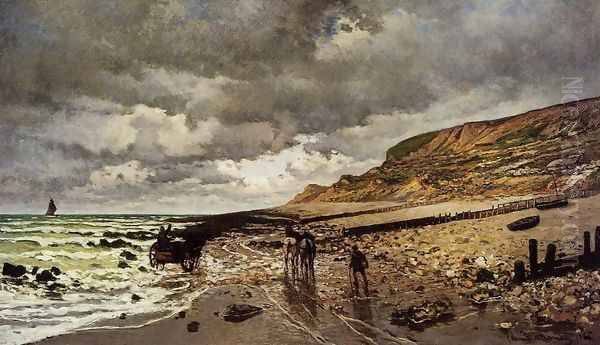 The Pointe De La Heve At Low Tide - view 1
