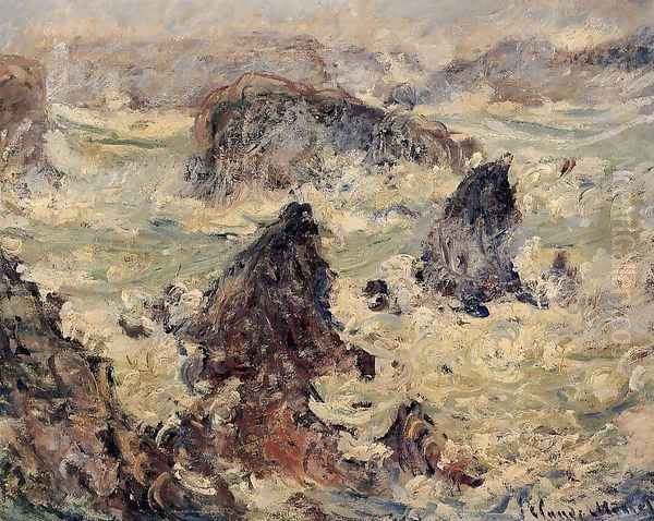 Storm On The Cote De Belle Ile - view 1