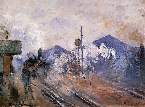Track Coming Out Of Saint Lazare Station - view 1