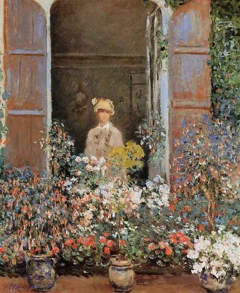 Camille Monet At The Window Argentuile - view 1