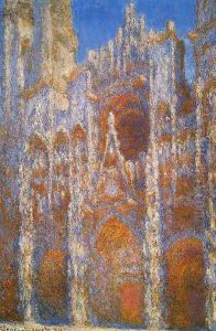 Rouen Cathedral, Sunlight Effect by Claude Oscar Monet