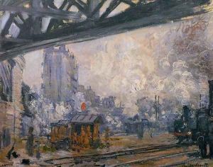 Exterior View Of The Saint Lazare Station
