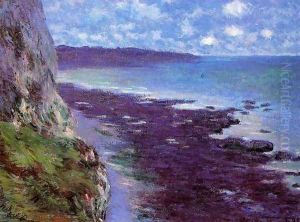 Cliff Near Dieppe by Claude Oscar Monet
