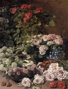 Spring Flowers by Claude Oscar Monet